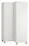 Drehtürenschrank / Eckkleiderschrank Invernada 14, Farbe: Weiß - Abmessungen: 195 x 102 x 104 cm (H x B x T)