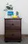 Nachttisch Nuss 55x42x42 (HxBxT) Kiefer massiv Abbildung