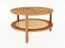 Couchtisch Wellsford 50 Wildeiche massiv geölt - Abmessungen: 80 x 80 x 35 cm (B x T x H)