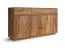 Kommode | Massivholz | Eichenholz geölt | 3 Türen | Push-to-open Funktion | 2 Schubladen | Soft-Close Funktion | 154 x 40 x 85 cm | 4 Fächer