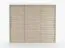 Schiebetürenschrank 2,5 Meter breit / Kleiderschrank | Cevennen 02 | Weiß / Eiche | 12 Fächer | 3 Türen | 218 x 250 x 61 cm | mit Sprossen | Holzoptik