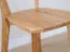 Stuhl Mineure 01, aus natürlichen Eichenholz, Massivholz, geölte Oberfläche, ergonomisches Design, Maße: 85,5 x 46,5 x 80 cm, stabil und langlebig