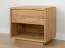 Nachtkommode | Massivholz | Eichenholz geölt | Push-to-open Funktion | 1 Schublade | 1 offenes Fach | 50 x 39 x 45 cm | Soft-Close Funktion