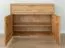 Kommode | Massivholz | Eichenholz geölt | 2 Türen | Push-to-open Funktion | 1 Schublade | Soft-Close Funktion | 107 x 40 x 85 cm | 2 Fächer