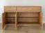 Kommode | Massivholz | Eichenholz geölt | 3 Türen | 2 Schubladen | Soft-Close Funktion | 157 x 40 x 85 cm | 4 Fächer | Push-to-open Funktion