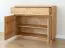 Kommode | Massivholz | Eichenholz geölt | 2 Türen | Push-to-open Funktion | 1 Schublade | Soft-Close Funktion | 107 x 40 x 85 cm | 2 Fächer