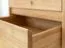 Kommode | Massivholz | Eichenholz geölt | Push-to-open Funktion | 4 Schubladen | Soft-Close Funktion | 56 x 40 x 100 cm | Stilvoll und Modern