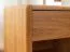 Nachtkommode | Massivholz | Eichenholz geölt | Push-to-open Funktion | 1 Schublade | Soft-Close Funktion | 1 offenes Fach | 50 x 39 x 45 cm