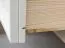 Drehtürenschrank / Kleiderschrank Gyronde 12, Kiefer massiv Vollholz, weiß lackiert - 190 x 156 x 65 cm (H x B x T)