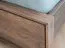 Doppelbett Amru 05 aus geöltem Massivholz, in Eiche rauchig, 91 x 169 x 210 cm, Liegefläche: 160 x 200 cm, für Schlafzimmer, hochwertig und stilvoll