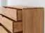 Kommode Minnu 02 aus Wildeiche massiv, geöltes Holz, 90x 110 x 40 cm, mit 4 geräumigen Schubladen, integriertes Soft Closing System, minimalistisch