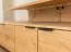 TV-Unterschrank, Hängeschrank Rania 04 für TV, 52 x 200 x 39 cm, aus geöltem Massivholz, in Eiche Natur, inkl. LED-Beleuchtung