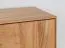 Vitrine Sienne 12 aus getöntem Glas und Massivholz Wildeiche, 115 x 135 x 37 cm, 3 Türen, 6 Einlegeböden, 9 Fächer, Holz: gebürstet, geölt, inkl. LED