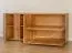 Kommode Sienne 06 mit 79 x 185 x 43,5 cm, inklusive LED-Beleuchtung, Push-to-open, Wildeiche geölt, Massivholz gebürstet, 2 Türen, 2 Kipptüren, 6 Fächer