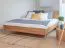 Einzelbett Amru 01 in Eiche geölt, Massivholz, 91 x 149 x 210 cm, Liegefläche: 140 x 200 cm, modern und minimalistisch, stilvoll, hochwertig