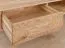 Couchtisch Sienne 13 mit 1 Schublade, push-to-open System, 110 x 70 x 40 cm, in Wildeiche geölt, Massivholz gebürstet, 1 großes und 1 kleines Fach