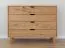 Kommode Minnu 02 aus Wildeiche massiv, geöltes Holz, 90x 110 x 40 cm, mit 4 geräumigen Schubladen, integriertes Soft Closing System, minimalistisch