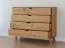 Kommode Minnu 02 aus Wildeiche massiv, geöltes Holz, 90x 110 x 40 cm, mit 4 geräumigen Schubladen, integriertes Soft Closing System, minimalistisch