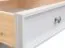 Schlafzimmer Komplett - Set C Gyronde, 4-teilig, Kiefer massiv Vollholz, Farbe: Weiß