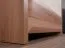 Sitzbank mit Stauraum / Schuhschrank Gataivai 17, Farbe: Beige Hochglanz / Walnuss - 48 x 70 x 36 cm (H x B x T)