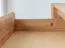 Kommode | Eichenholz geölt | Massivholz | Soft Close System | 4 Schubladen | Farbe: Eiche | 123 x 48 x 90 cm | Seille 01 | gefräste Griffe