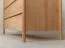 Kommode | Eichenholz geölt | Massivholz | Soft Close System | 4 Schubladen | Farbe: Eiche | 123 x 48 x 90 cm | Seille 01 | gefräste Griffe