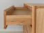 Kommode | Eichenholz geölt | Massivholz | Soft Close System | 4 Schubladen | Farbe: Eiche | 123 x 48 x 90 cm | Seille 01 | gefräste Griffe