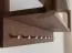 Garderobe | Farbe: Tabacco | 9 Haken | mit Ablage | Massivholz | Eichenholz geölt | 83 x 22 x 36 cm | Seille 21