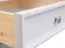 Schlafzimmer Komplett - Set A Gyronde, 4-teilig, Kiefer massiv Vollholz, Farbe: Weiß