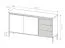 Stylisches Wohnzimmer - Set D Balta, 4-teilig, Beine: Metall, Farbe: Schwarz, ABS-Kantenschutz, Push-to-open Funktion
