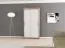 120 cm breiter Kleiderschrank mit 5 Fächern und 2 Türen | Farbe: Sonoma Eiche / Weiß Abbildung