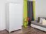 Jugend Kleiderschrank Weiß 195x102x59 cm Abbildung