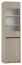 Vitrine Popondetta 20, Farbe: Sonoma Eiche - Abmessungen: 200 x 55 x 38 cm (H x B x T)