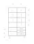 Regal Kumeu 61 Kernbuche massiv geölt - Abmessungen: 176 x 97 x 45 cm (H x B x T)
