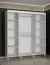 Schiebetürenschrank mit genügend Stauraum Jotunheimen 235, Farbe: Weiß - Abmessungen: 208 x 180,5 x 62 cm (H x B x T)