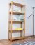 Regal Kiefer massiv Vollholz Erlefarben Junco 55B - 163 x 70 x 30 cm (H x B x T)