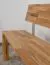 Bank Wooden Nature 135 Eiche massiv - 140 x 35 cm (L x B)