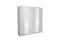 Schiebetürenschrank / Kleiderschrank Zwalm 02, Farbe: Weiß - Abmessungen: 215 x 200 x 60 cm (H x B x T)