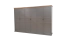 Drehtürenschrank / Kleiderschrank Lotofaga 18, Farbe: Grau / Walnuss - 227 x 346 x 59 cm (H x B x T)