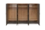 Drehtürenschrank / Kleiderschrank Lotofaga 18, Farbe: Grau / Walnuss - 227 x 346 x 59 cm (H x B x T)