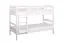 Etagenbett / Stockbett "Easy Premium Line" K17/n, Buche Vollholz massiv Weiß, Liegefläche: 90 x 190 cm (B x L), teilbar