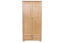 Kleiderschrank Massivholz natur 013 - Abmessung 190 x 80 x 60 cm (H x B x T)