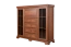 Vitrine Sentis 11, Farbe: Dunkelbraun - 136 x 158 x 46 cm (H x B x T)