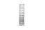 Drehtürenschrank / Kleiderschrank Camprodon 01 inkl. Kleiderstange, Eiche Weiß, 2 Türen, 1 Schublade, 209 x 50 x 37 cm, 7 Einlegeböden, Metallgriffe