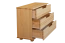 Kommode Kiefer massiv Vollholz natur 002 - Abmessung 80 x 80 x 42 cm (H x B x T)