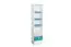 Jugendzimmer - Schrank Aalst 20, Farbe: Eiche / Weiß / Blau - Abmessungen: 190 x 45 x 40 cm (H x B x T)