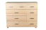 Kommode Kiefer massiv Vollholz natur Columba 20 - Abmessung: 101 x 121 x 50 cm (H x B x T)