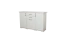 Kommode Falefa 10, Farbe: Elfenbein - 102 x 159 x 49 cm (H x B x T)