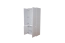 Jugendzimmer - Drehtürenschrank / Kleiderschrank Alard 01, Farbe: Weiß - Abmessungen: 195 x 80 x 52 cm (H x B x T)