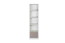 Regal Alwiru 08, Farbe: Kiefer Weiß / Grau - 197 x 50 x 44 cm (H x B x T)